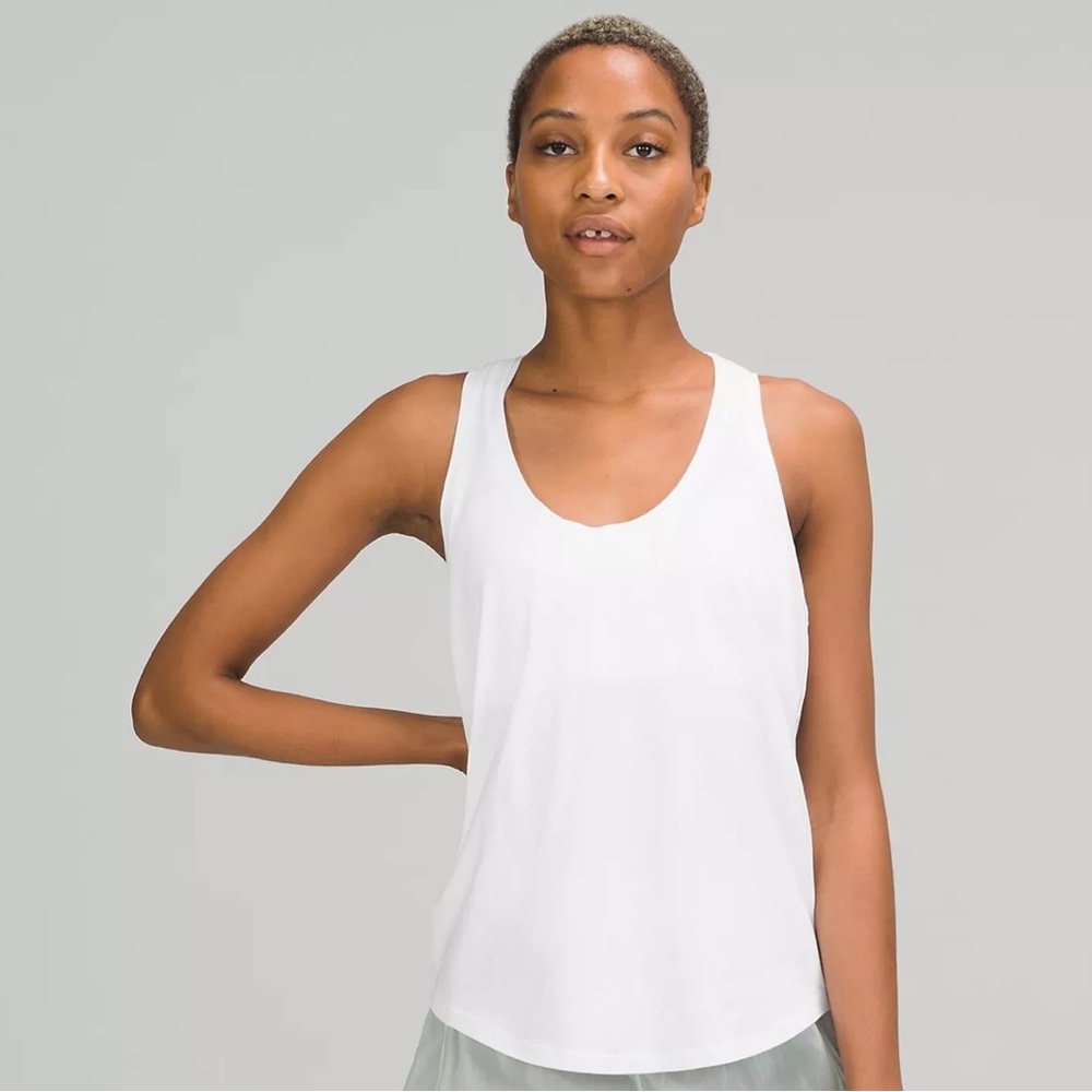 Lululemon Racerback Tank (Pima Cotton) in White